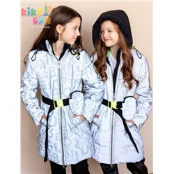 2107 Пальто на синтепоне Серый/130