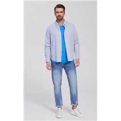 Футболка F911-6000mb middle blue melange