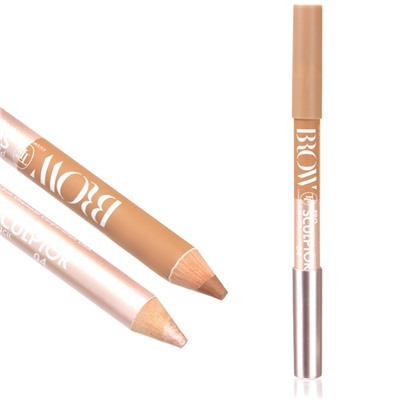 Триумф tf Карандаш двухсторонний для бровей Brow pro sculptor 04 блонд 10046 Б