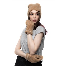 Шапка меховая цвет Кемел