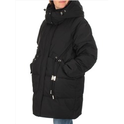 H23-680 BLACK Куртка зимняя облегченная женская (150 гр. холлофайбер)