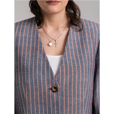 Жакет в полоску