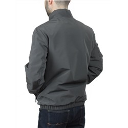 EM25057-1 DARK GRAY Куртка-бомбер мужская демисезонная (100 гр. синтепон)