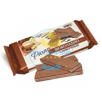 Рахат вафли Шоколадно-сливочные 400гр (7сл) (кор*9)