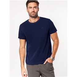 Футболка базовая полуприлегающая из премиального хлопка с эластаном