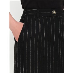 Юбка длинная чёрная в полоску