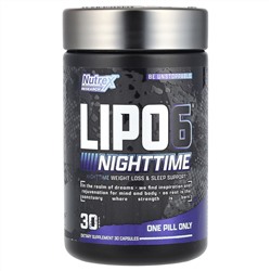 Nutrex Research, LIPO 6®, для приема внутрь, 30 капсул