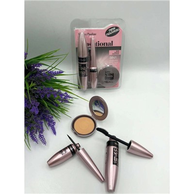 Набор Million Pauline The Lash Sensational  3in1 (тушь, подводка, пудра)