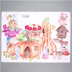 Наклейка интерьерная цветная «Хороший урожай», 50×70 см