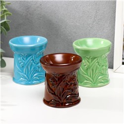 Аромалампа для эфирных масел «Весенний букет», 6.5×6.5×6.7 см, МИКС