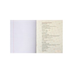 Тетрадь предметная, 48 листов в клетку Calligrata, «Полоса. Русский язык»