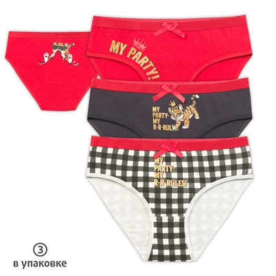 GULB3870/1(3) трусы для девочек (3 шт в кор.)