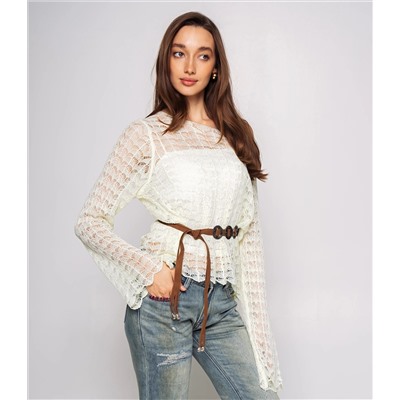 Лонгслив+топ #КТ2979, лайм