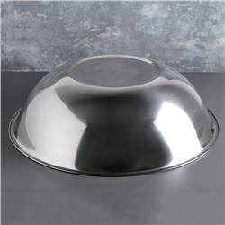 Таз Катунь, 12 л, d=44 см, h=12.5 см, нержавеющая сталь