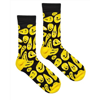 Носки р.40-45 Yellow Smile