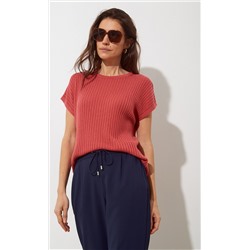 Брюки женские на резинке F312-0831 тёмно-синие