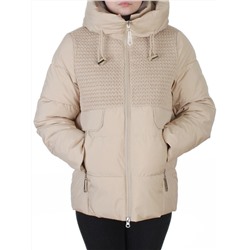 YR-6619 BEIGE Куртка зимняя женская (150 гр. холлофайбер)