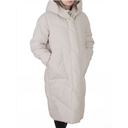 8836 LT. BEIGE Пальто зимнее женское (150 гр. холлофайбер)