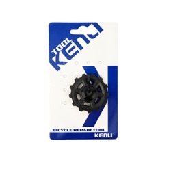 Ролик натяжителя заднего переключателя 13T . Пластиковый. KENLI /KL-4012B/ черный/ уп200/