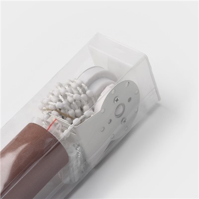 Штора рулонная блэкаут «Нюд», 90×250 см, шоколад