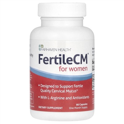Fairhaven Health, FertileCM для женского здоровья, 90 капсул