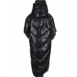 22-203 BLACK Пальто зимнее женское (200 гр. тинсулейт)
