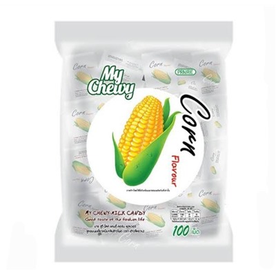 Жевательные молочные конфеты "Кукуруза" My Chewy (100 шт) 360 гр