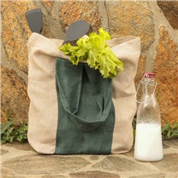 Сумка шоппер с ручками SL HOME Linen shopper, 50×50 см, 100% лён, 200 г/м2