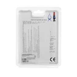 Термометр LTR-14, электронный, датчик температуры, датчик влажности, белый