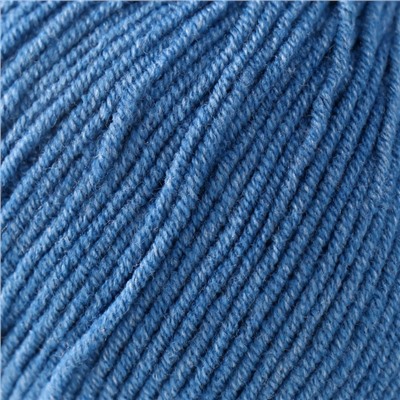 Пряжа для вязания спицами, крючком YarnArt, Jeans, 55% хлопок, 45% акрил, 160 м/50 г, (17 синий)