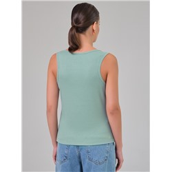 Топ трикотажный однотонный