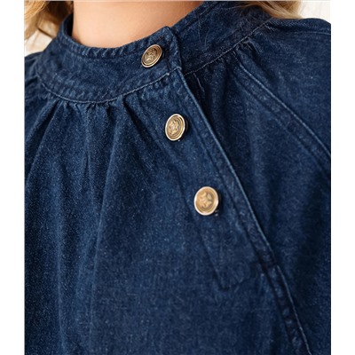 Блуза #КТ80303, синий