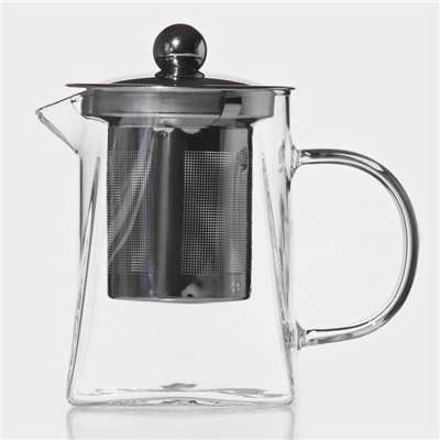 Заварочный чайник Magistro «Дарси», 300 мл, металлическое сито, стекло