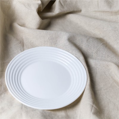 Тарелка плоская 190 мм десертная Риф / LBWP75/6 (WHITE) /уп 72/