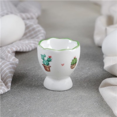 Подставка для яйца «Кактусы», 4,5×5 см