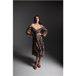 Krasa М244-23 тигровый_леопард, Платье