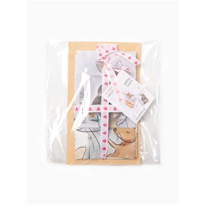 Кухонный набор «Этель. Светлая пасха»: полотенце 40×73 см, саржа 190 г/м², формочки для печенья