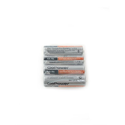 Батарейка GoPower Heavy Duty R6 SP-4 /уп 60/пальчиковые