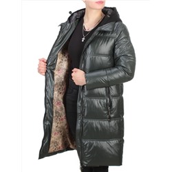 2193 DARK GREEN Куртка зимняя женская AIKESDFRS (200 гр. холлофайбера)