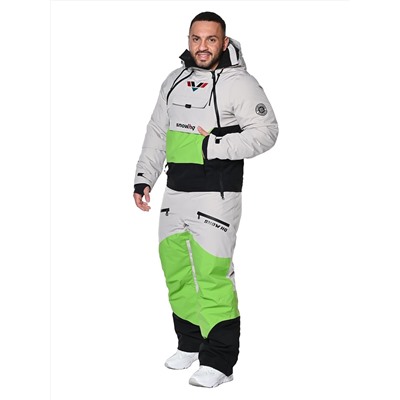 Комбинезон AA-0213 Серо-салатовый
