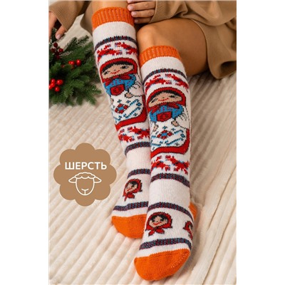 Женские шерстяные гольфы Happyfox