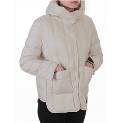 8819 MILK Куртка пуховая облегченная женская (утиный пух)