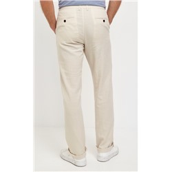 Брюки льняные мужские P111-0852 светло-бежевые