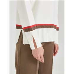 Джемпер вязаный с длинными рукавами