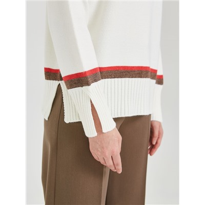 Джемпер вязаный с длинными рукавами