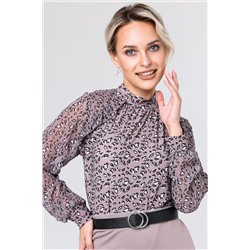 Блузка женская  4140-24/14/Кофейный, черный