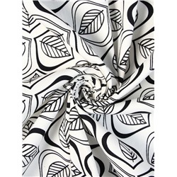 Комплект штор для кухни Этель Leaves, 149×180 см - 2 шт., подхваты - 2 шт., 100% хлопок