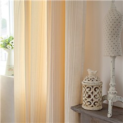 Комплект штор Line Rose Coordinate, бежевый (df-200013-gr)