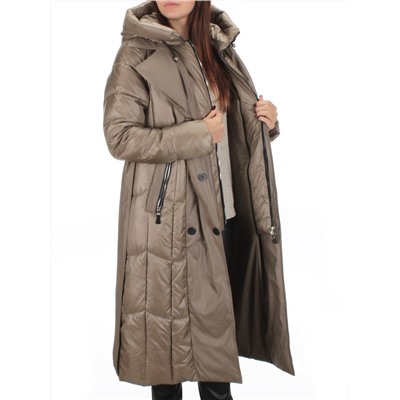 A31 DK. BEIGE Пальто зимнее женское ANAVISTA (био-пух)