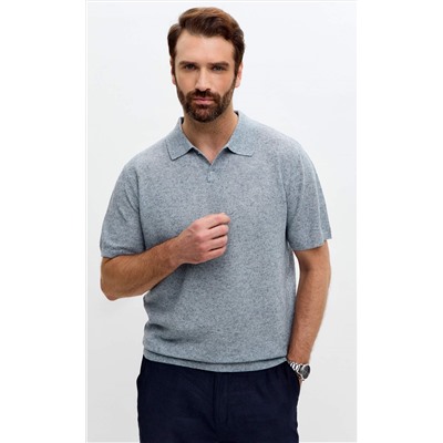 Футболка лен F011-06LN l.blue